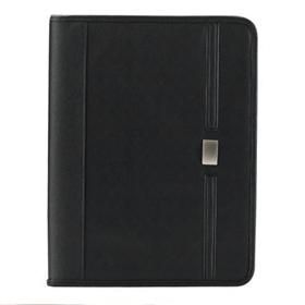 53-8541 synthetic leather portfolio Black